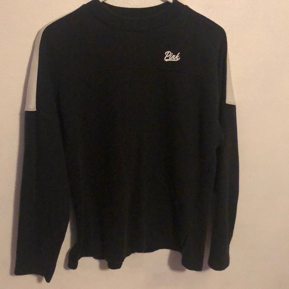 PINK black and white sweater